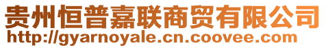 貴州恒普嘉聯商貿有限公司