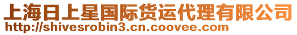 上海日上星國際貨運代理有限公司