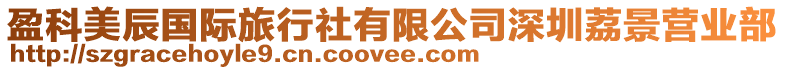 盈科美辰國際旅行社有限公司深圳荔景營業部