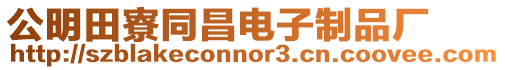 公明田寮同昌電子制品廠
