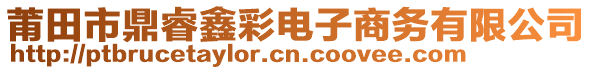 莆田市鼎睿鑫彩電子商務(wù)有限公司