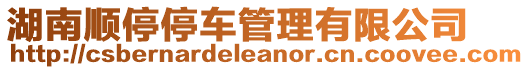 湖南順停停車管理有限公司