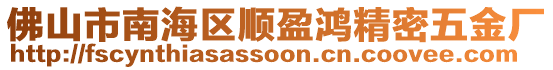 佛山市南海區(qū)順盈鴻精密五金廠