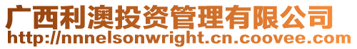 廣西利澳投資管理有限公司