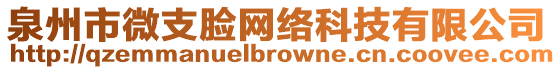 泉州市微支臉網絡科技有限公司