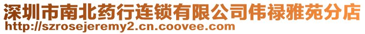 深圳市南北藥行連鎖有限公司偉祿雅苑分店