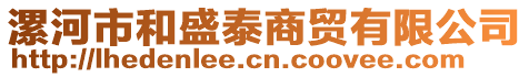 漯河市和盛泰商貿有限公司