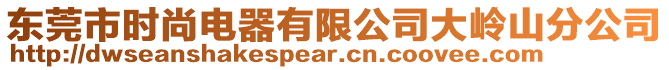 東莞市時(shí)尚電器有限公司大嶺山分公司