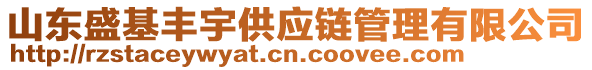 山東盛基豐宇供應鏈管理有限公司