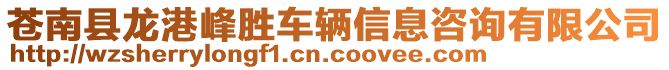 蒼南縣龍港峰勝車輛信息咨詢有限公司