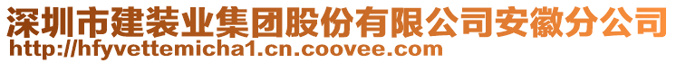 深圳市建裝業(yè)集團(tuán)股份有限公司安徽分公司