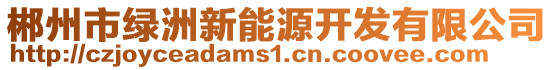 郴州市綠洲新能源開發有限公司