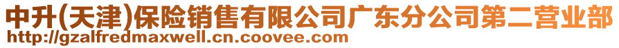 中升(天津)保險(xiǎn)銷售有限公司廣東分公司第二營業(yè)部