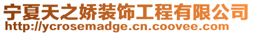 寧夏天之嬌裝飾工程有限公司