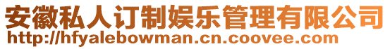 安徽私人訂制娛樂管理有限公司