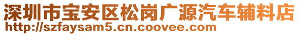 深圳市寶安區(qū)松崗廣源汽車輔料店