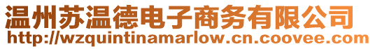 溫州蘇溫德電子商務(wù)有限公司