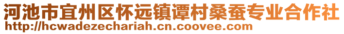 河池市宜州區懷遠鎮譚村桑蠶專業合作社