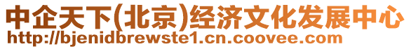 中企天下(北京)經(jīng)濟文化發(fā)展中心