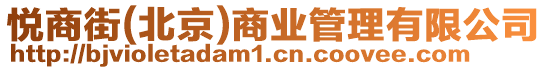 悅商街(北京)商業管理有限公司