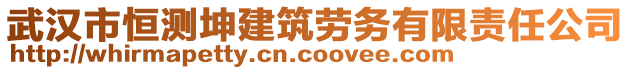 武漢市恒測(cè)坤建筑勞務(wù)有限責(zé)任公司