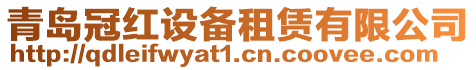 青島冠紅設備租賃有限公司