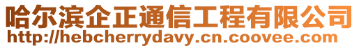 哈爾濱企正通信工程有限公司