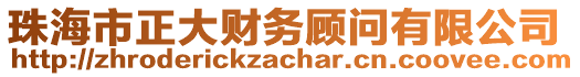 珠海市正大財務顧問有限公司