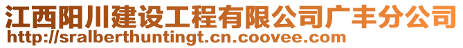 江西陽川建設工程有限公司廣豐分公司