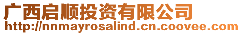 廣西啟順投資有限公司