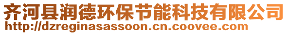 齊河縣潤(rùn)德環(huán)保節(jié)能科技有限公司