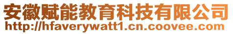 安徽賦能教育科技有限公司