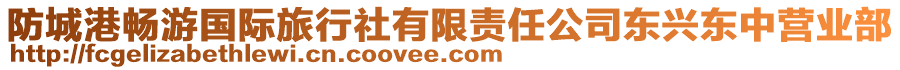 防城港暢游國際旅行社有限責任公司東興東中營業(yè)部