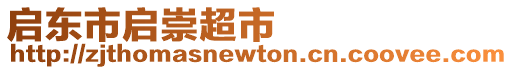 啟東市啟崇超市