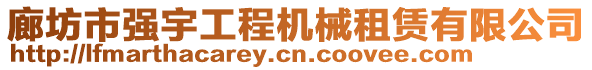 廊坊市強宇工程機械租賃有限公司