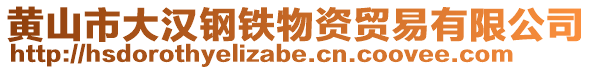 黃山市大漢鋼鐵物資貿(mào)易有限公司