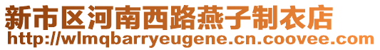 新市區(qū)河南西路燕子制衣店