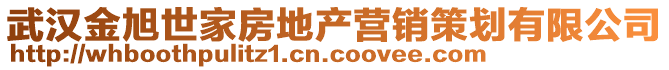 武漢金旭世家房地產(chǎn)營銷策劃有限公司