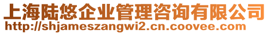 上海陸悠企業(yè)管理咨詢有限公司