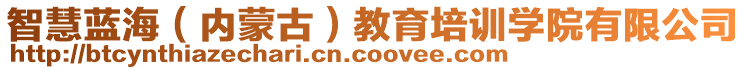 智慧藍海（內(nèi)蒙古）教育培訓(xùn)學(xué)院有限公司