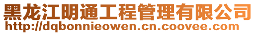黑龍江明通工程管理有限公司