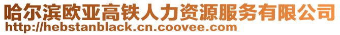 哈爾濱歐亞高鐵人力資源服務有限公司