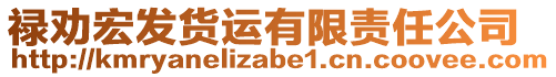 祿勸宏發貨運有限責任公司