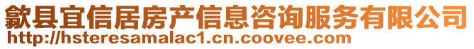 歙縣宜信居房產(chǎn)信息咨詢服務(wù)有限公司