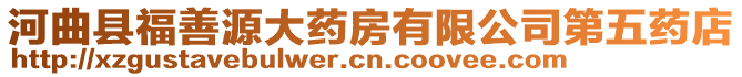 河曲縣福善源大藥房有限公司第五藥店