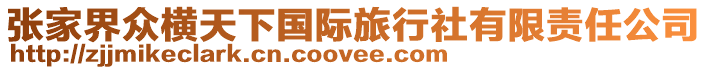 張家界眾橫天下國際旅行社有限責任公司