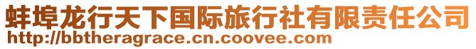 蚌埠龍行天下國際旅行社有限責任公司