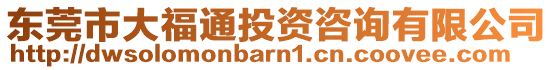東莞市大福通投資咨詢有限公司