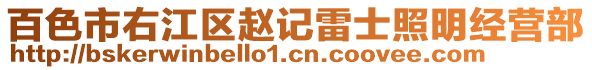 百色市右江區(qū)趙記雷士照明經(jīng)營部