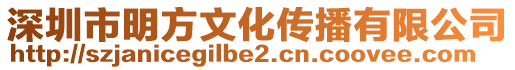 深圳市明方文化傳播有限公司